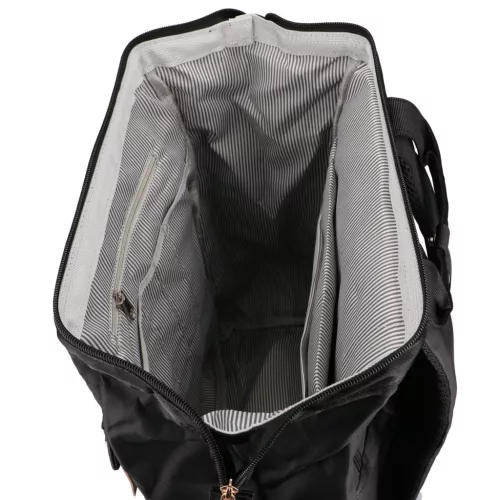 Extralink Black Forest KM02 kabin hátizsák 40 × 30 × 15 cm + rendszerező, fekete