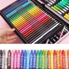 EXTRALINK gyerek festőkészlet, művészeti- és rajzkészlet, 145 elemes, nagy bőrönd, egyszarvú