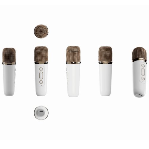 EXTRALINK SMART PROJEKTOR CINEMA&KARAOKE IMS360 1920X1080P ANDROID 13 PROJEKTOR FÜR FILME, SPIELE UND MUSIK MIT 2 MIKROFONEN, WEISS