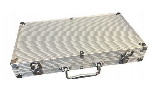 EXTRALINK Pókerkészlet 300 zsetonnal, 2 pakli kártyával, kockákkal, bőröndben