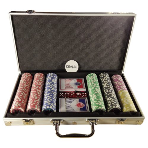 Extralink | Prémium Poker Set | 300 chips, 2 decks, dice, case