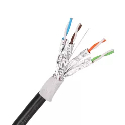   Extralink CAT6A F/UTP beltéri csavart érpáras hálózati kábel, 305 m, géltöltésű