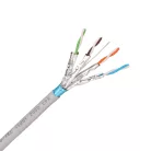 Extralink Cat6a F/FTP beltéri sodrott érpáras hálózati kábel, 25 m