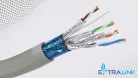 Extralink Cat6a F/FTP beltéri sodrott érpáras hálózati kábel, 25 m