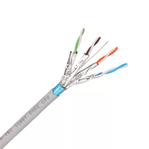 Extralink Cat6A F/FTP beltéri csavart érpáras hálózati kábel, 305 m