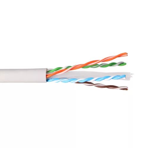 Extralink CAT6A U/UTP beltéri csavart érpáras hálózati kábel, 305 m