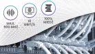 Extralink CAT6A U/UTP beltéri csavart érpáras hálózati kábel, 305 m