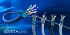 Extralink CAT6A U/UTP hálózati telepítőkábel, 50 m, 10 Gb/s, 500 MHz, 24 AWG