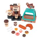 EXTRALINK TOYS kis barista készlet, kávézó, 40 db