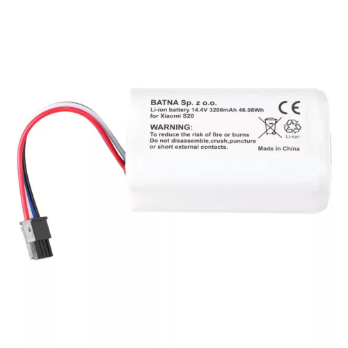 Extralink Xiaomi S20 porszívó akkumulátor, 3200 mAh, 14,4 V