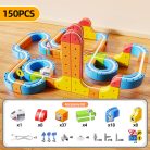 EXTRALINK TOYS Magnetische Schienenbaukasten, Magnetzug, Magnetische Levitation (150 Stück)