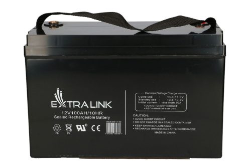 Extralink AGM 12V 100Ah Akku, wartungsfrei