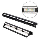 Extralink CAT5e UTP V2, patch panel, 24 ports