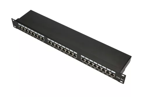 Extralink CAT5e STP V2, patch panel, 24 ports