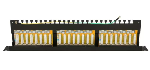 Extralink CAT5e STP V2, patch panel, 24 ports