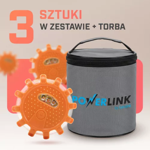 Extralink Smartlife LED-es közúti vészjelző, 3 db-os készlet