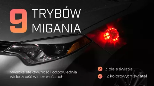 Extralink Smartlife LED-es közúti vészjelző, 3 db-os készlet