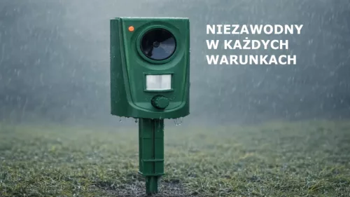 Extralink Black Forest ultrahangos állatriasztó mozgásérzékelővel, 62 m², vízálló