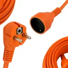 Extralink Powerlink hálózati hosszabbító, 50 m, narancssárga, földelés nélkül, 2 × 1,5 mm²
