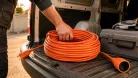Extralink Powerlink hálózati hosszabbító, 50 m, narancssárga, földelés nélkül, 2 × 1,5 mm²
