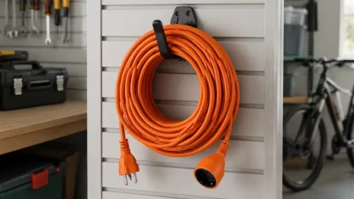 Extralink Powerlink hálózati hosszabbító, 50 m, narancssárga, földelés nélkül, 2 × 1,5 mm²