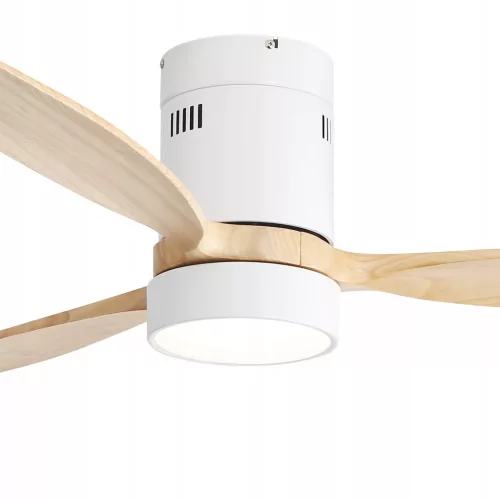 Extralink Nature Flow 52 Smart WiFi mennyezeti ventilátor fából készült lapátokkal, alkalmazásvezérléssel, 132 cm