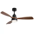 Extralink Walnut Dark 48 Smart WiFi mennyezeti ventilátor, sötét diófa, alkalmazás, 122 cm