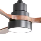 Extralink Walnut Dark 48 Smart WiFi mennyezeti ventilátor, sötét diófa, alkalmazás, 122 cm