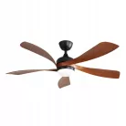 Extralink Grand Walnut 52 Smart WiFi mennyezeti ventilátor, diófa hatású, alkalmazással, 132 cm