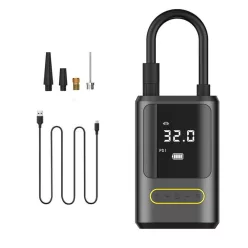   Extralink hordozható kompresszor, 4000 mAh, 80 W, 150 PSI, powerbank és lámpa