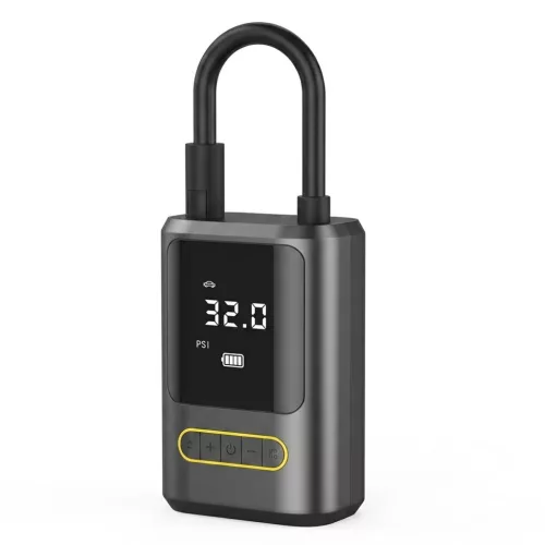 Extralink hordozható kompresszor, 4000 mAh, 80 W, 150 PSI, powerbank és lámpa