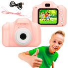 Extralink Kids camera H20 pink, camera, 1080P 30 fps, 2.0" screen