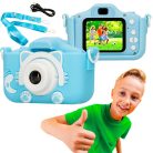 Extralink Kids camera H27, egyképes, kék, kamera, 1080P 30 fps, 2,0" képernyő
