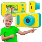 Extralink Kids camera H8 kék, kamera, 1080P 30 fps, 2,0 hüvelykes képernyő