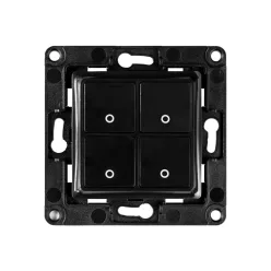 Shelly Wall Switch 4 fekete fali kapcsoló