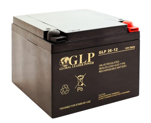 MPLPower GLP 26-12 12V 26Ah AGM VRLA akkumulátor