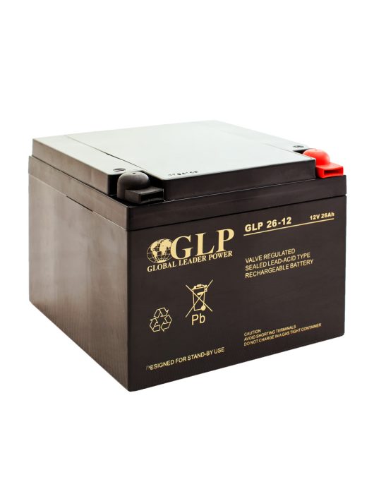 MPLPower GLP 26-12 12V 26 Ah AGM VRLA akkumulátor