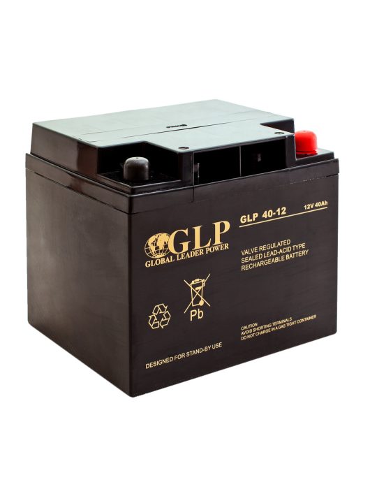 MPLPower GLP 40-12 12V 40Ah AGM VRLA akkumulátor