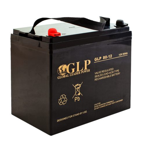 MPLPower GLP 80-12 12V 80Ah AGM VRLA akkumulátor