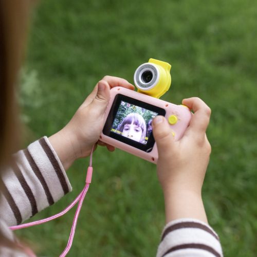 Extralink Kids camera H135 pink, digitális fényképezőgép, selfie objektív, 1080P, 2,0"-os kijelző