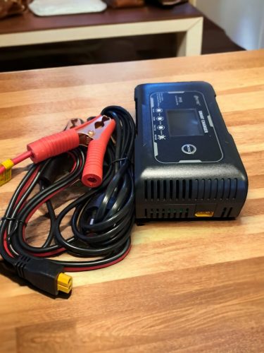 HTRC P15 12V/24V 15A Smart Ladegerät für Blei-Säure AGM GEL PB Lithium LiFePo4 Batterien mit Krokodilklemmen