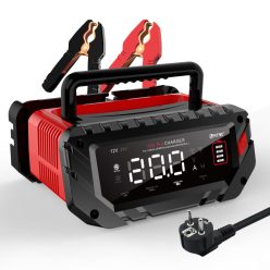   HTRC P20 Pro 20 Ampere Auto-Batterieladegerät, 12V/24V intelligentes automatisches Ladegerät, Erhaltungsladegerät für Autos, Motorräder, Boote, Blei-Säure, Lithium
