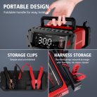 HTRC P30 30 Amperes autós akkumulátortöltő, 6V/12V/24V intelligens automatikus töltő, akkumulátor karbantartó, csepptöltő autókhoz, motorokhoz, hajókhoz, ólom-savas, lítium és LiFePo4 akkumulátorokhoz