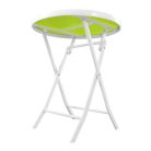 Kleine Black Forest Gartenmöbelset, zwei Stühle + weißer und grüner Tisch