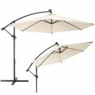 Black Forest Garden umbrella, 3m large cantilever beige