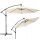 Black Forest Garden umbrella, 3m large cantilever beige