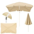 Black Forest Klappbarer Garten-Sonnenschirm, 2m Beige