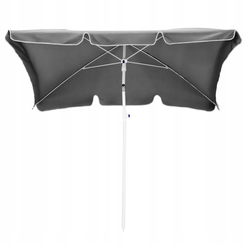 Faltbarer Garten-Sonnenschirm Black Forest, 2m grau