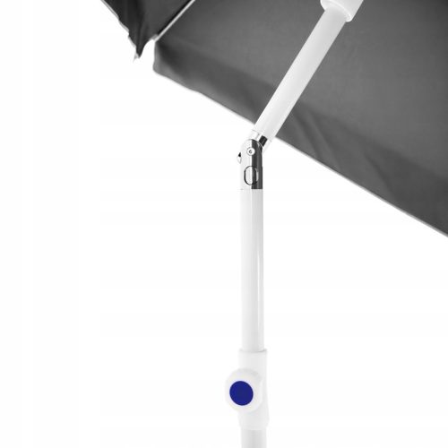 Faltbarer Garten-Sonnenschirm Black Forest, 2m grau