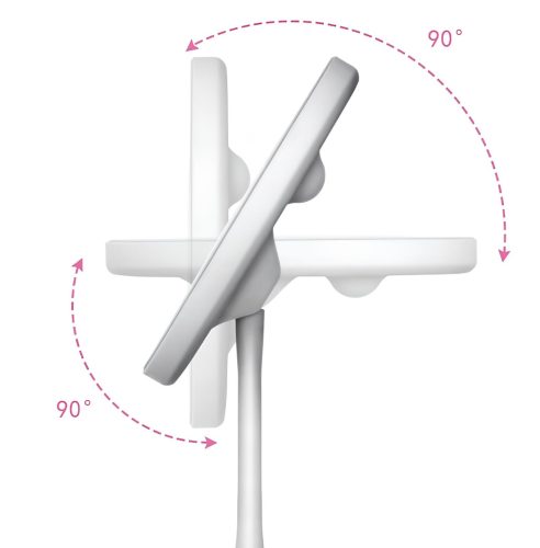 Extralink Lifestyle, Kosmetikt mirror, LED Hintergrundbeleuchtung, Weiß